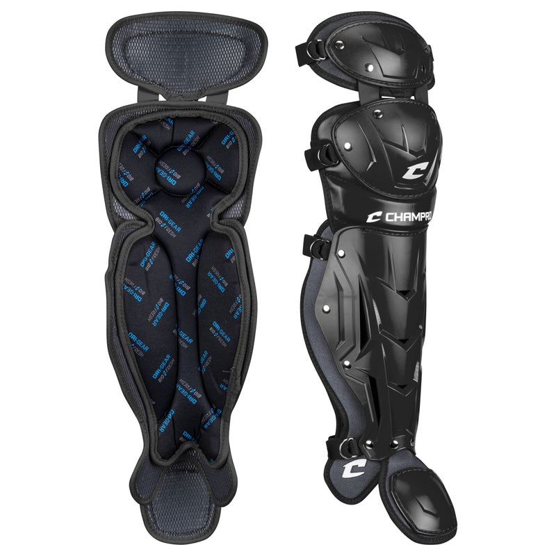 CHAMPRO Optimus Pro Leg Guard - 14.5"" Shin Length, Black (CG181-CG186) - Image 1